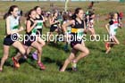 Girls under-13s, North East Harrier League, Cramlington. Photo: David T. Hewitson/Sports for All Pics